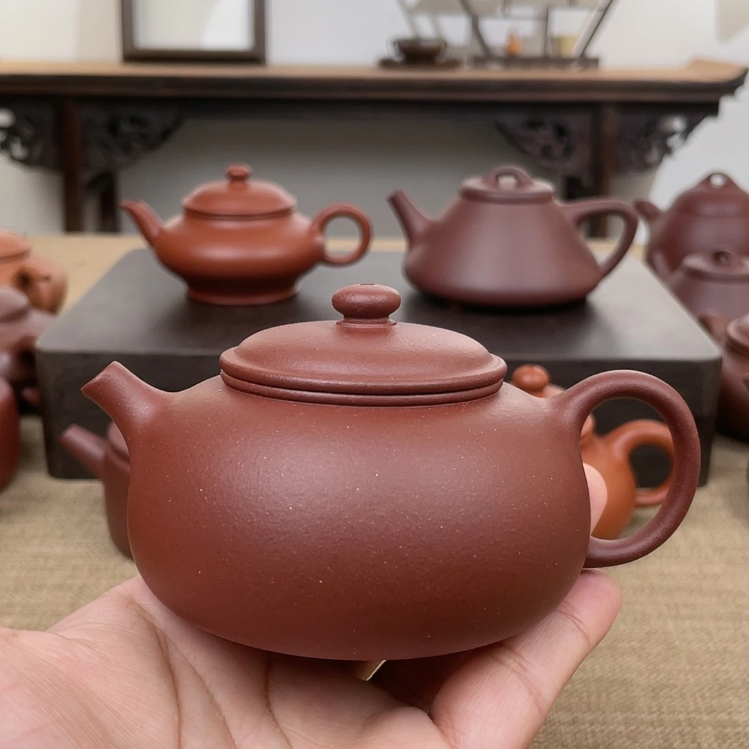 茶壶紫砂镜元 200cc 原矿底槽清