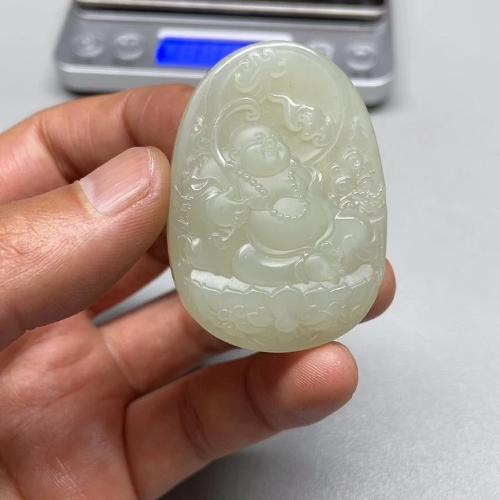 和田玉吊坠(不含链)未镶嵌非*