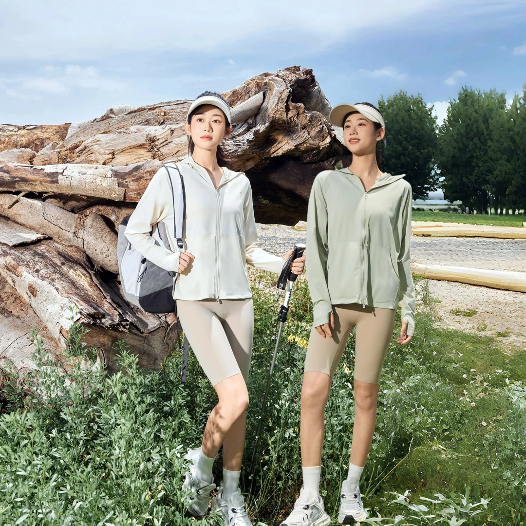 【新气泡4.0】原纱可拆卸帽檐防晒衣女休闲连帽户外防紫外线长款CJ