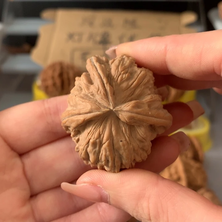 卡***连吊坠文玩核桃异形单只，有瑕疵