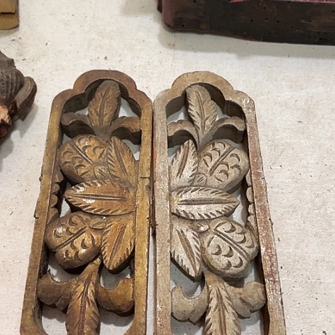 香榧木杭**恋一对孤品木雕10