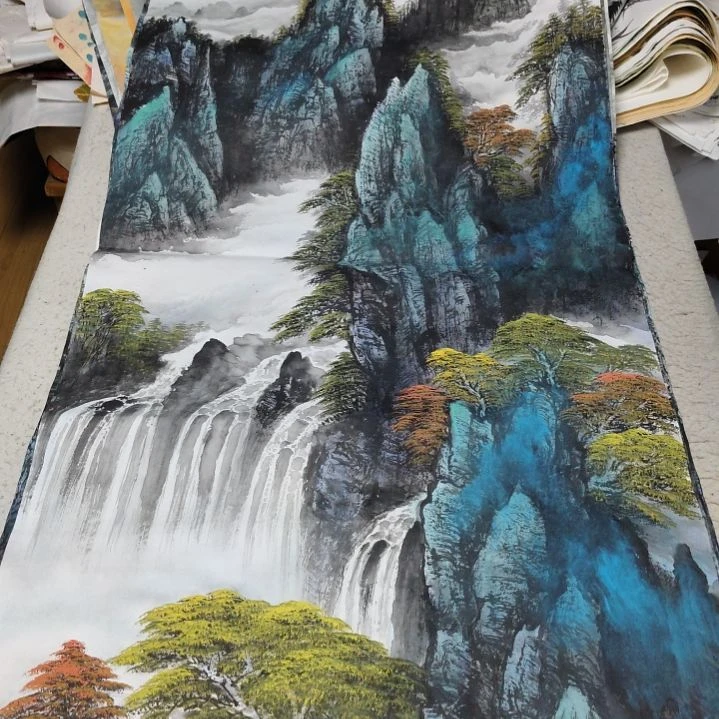 蒲***育国画国画花鸟花鸟国画