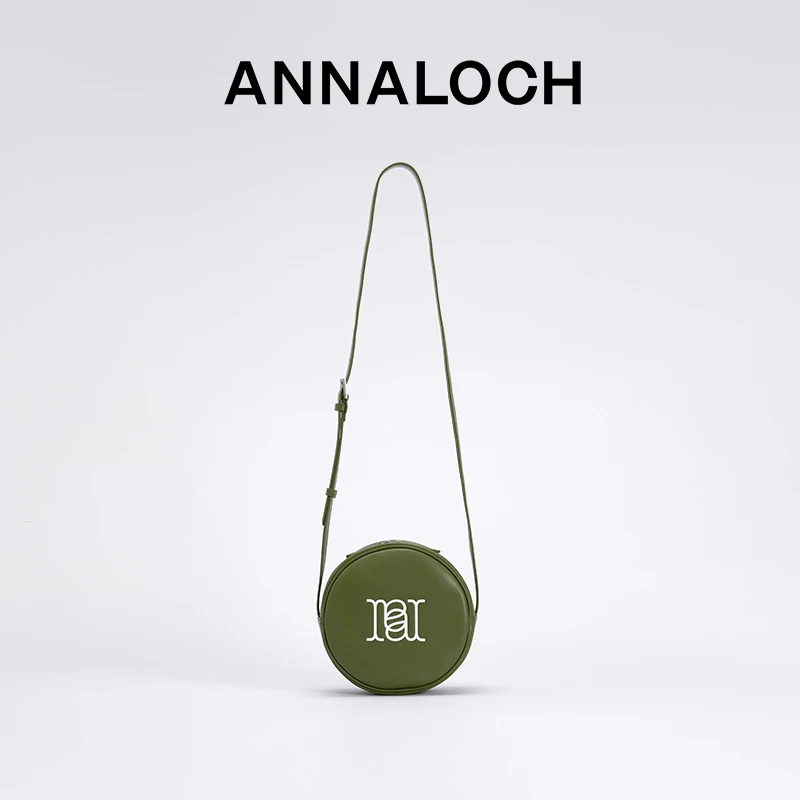 ANNALOCH再生系列新款圆月包实用主义斜挎单肩斜挎包
