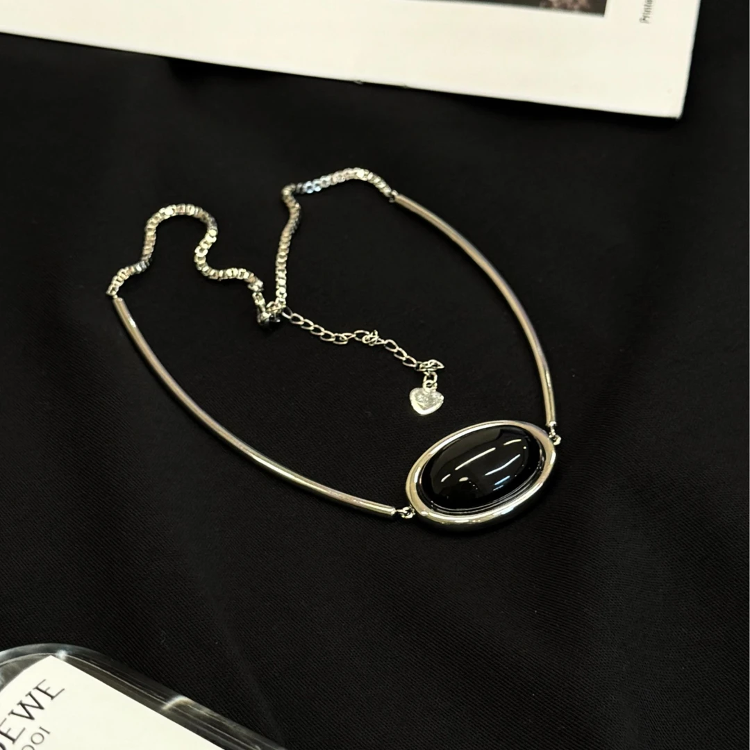 铜合金项链 【ZHIXIAO】夏季新款：小众时尚百搭 昼夜项链TR403