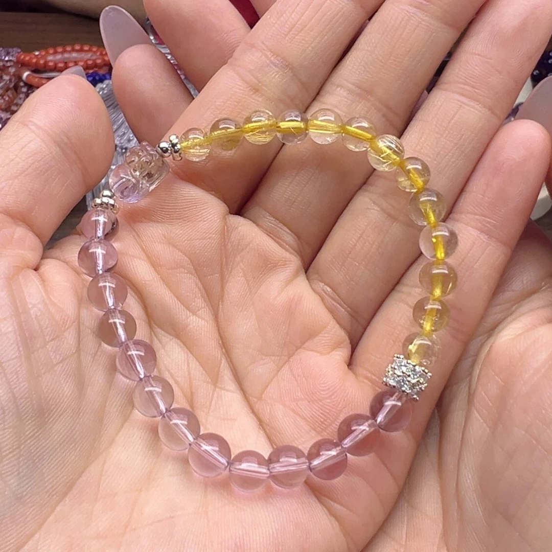 水晶手串未镶嵌貔貅设计款