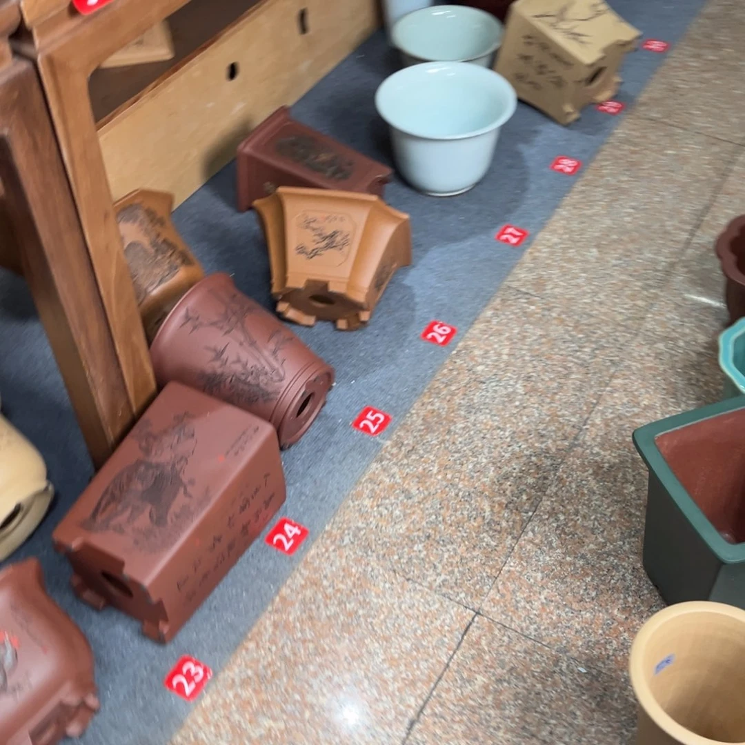 罗***粉高温正宗手工花盆