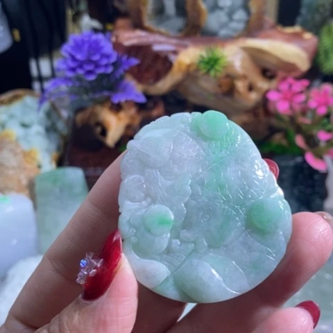 【闪购商品】颈饰未镶嵌翡翠鱼