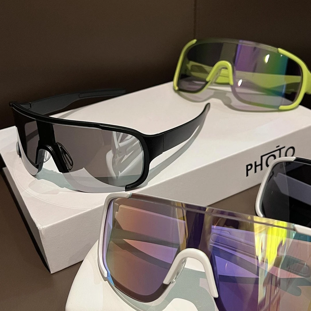 韩版时尚连体大框墨镜女大脸防风骑行眼镜男潮反光运动护目滑雪镜