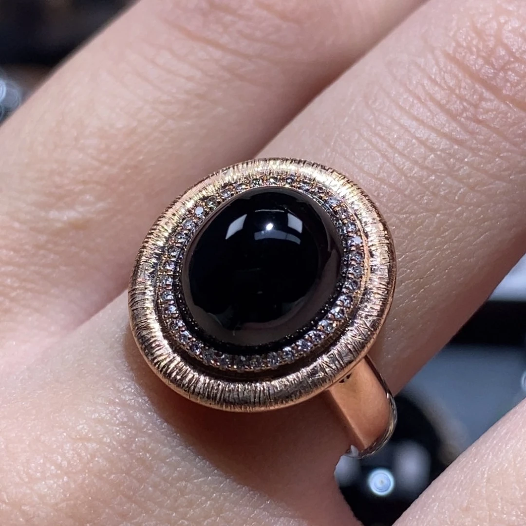 18K金镶嵌戒指翡翠