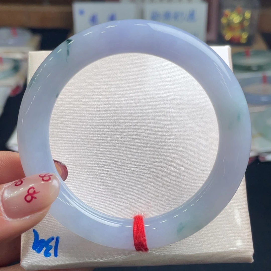 翡翠手镯未镶嵌52.6圆条