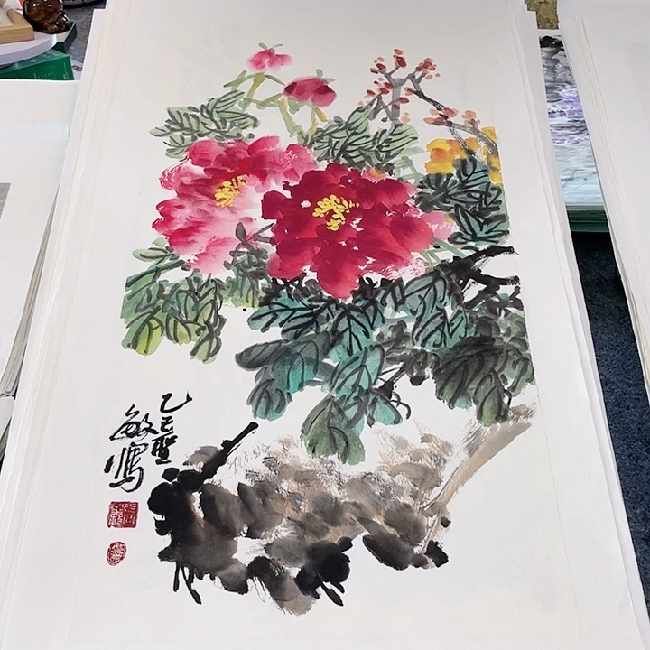 国画张圣敏先生纯手绘作品