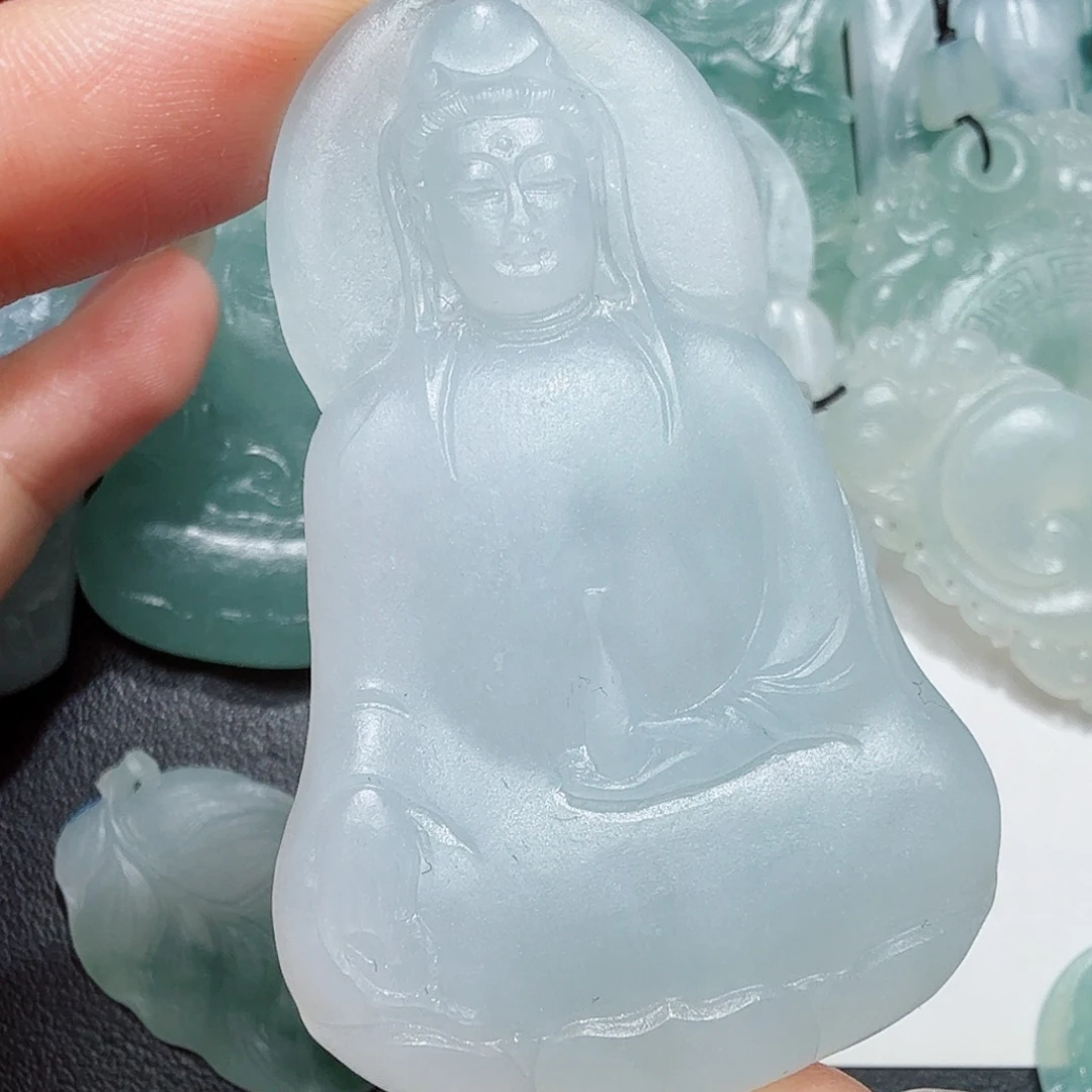 未镶嵌定制翡翠毛货付款后联系客服确认抛光