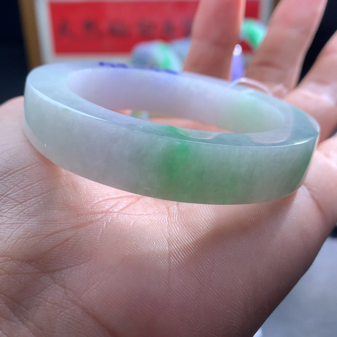 定制翡翠未镶嵌翡翠53-55圈口