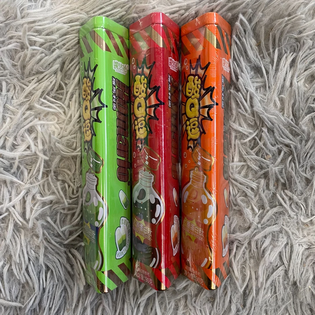 罗马利奥铁瓶爆酸变态酸芬达味可乐味雪碧味酸Q逗