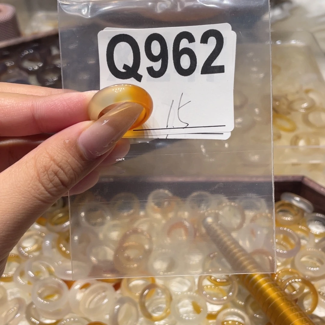 玛瑙/玉髓未镶嵌戒指962