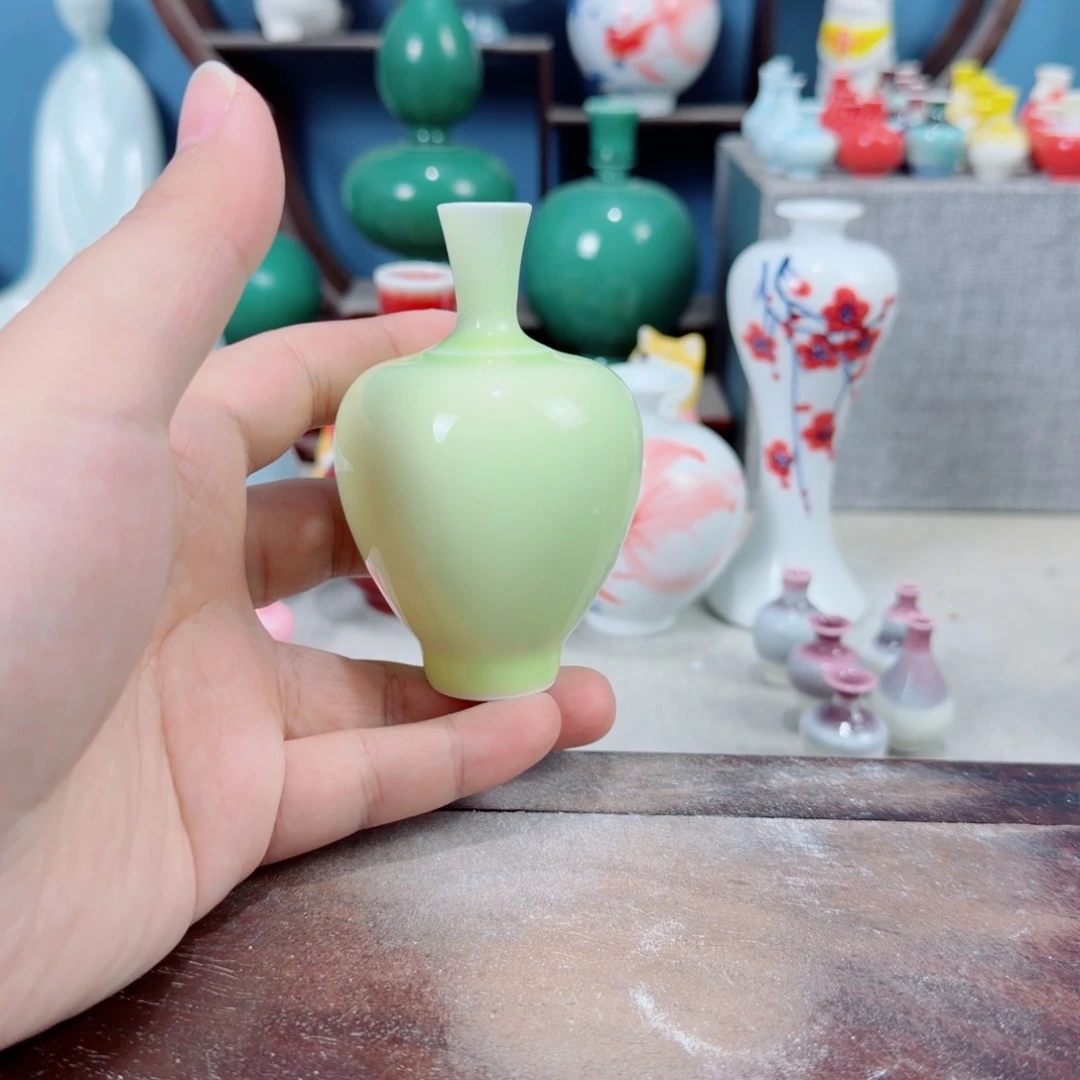 陶瓷手工小花器摆件