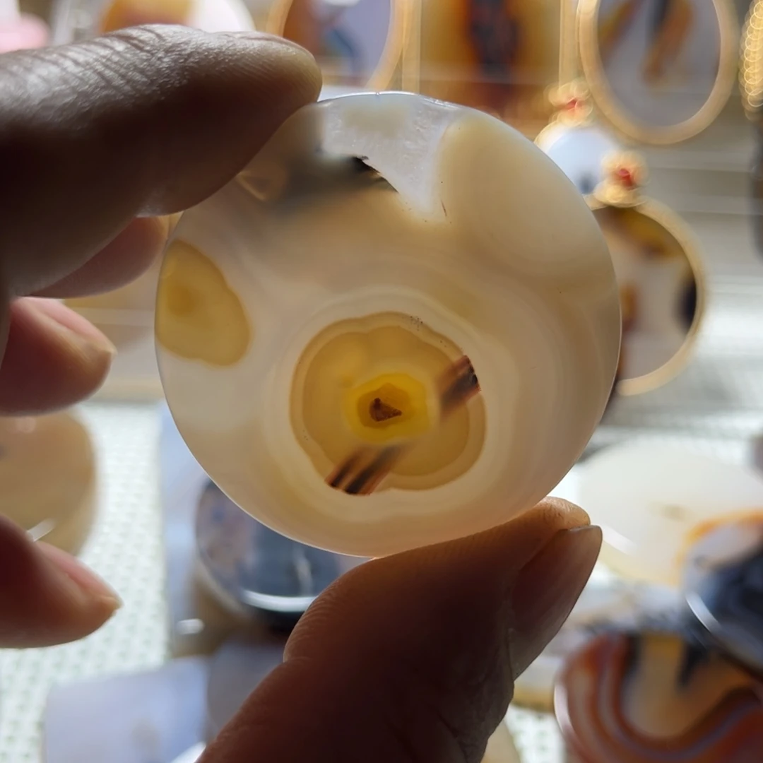 玛瑙/玉髓未镶嵌吊坠(不含链)