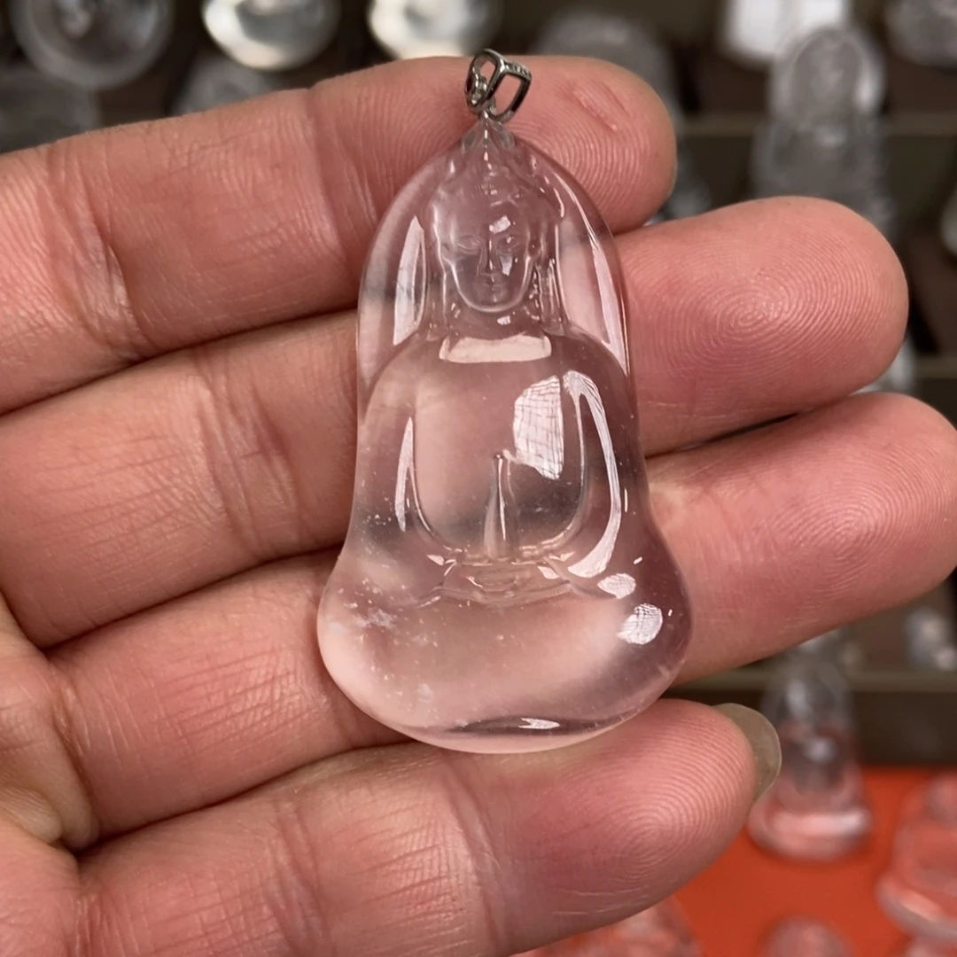 石英质玉银S925镶嵌颈饰