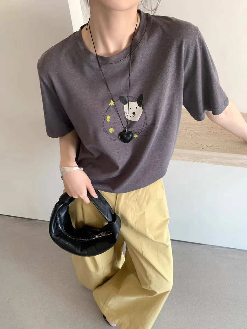 婷～蒽茜enxi小狗T恤