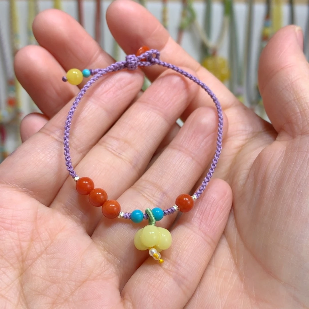 南红玛瑙手链未镶嵌特价