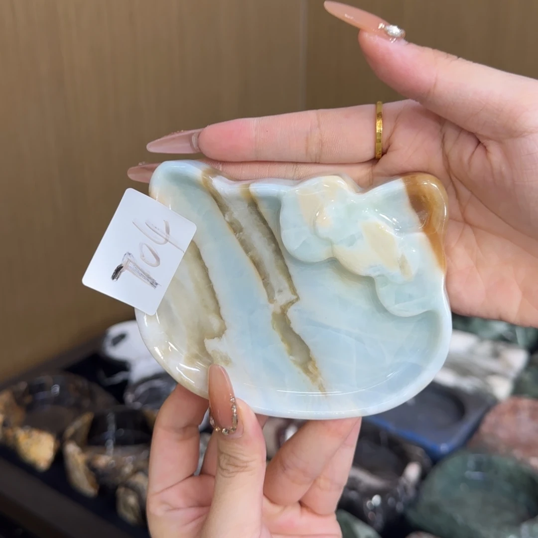 石材马尔代夫蓝小猫704