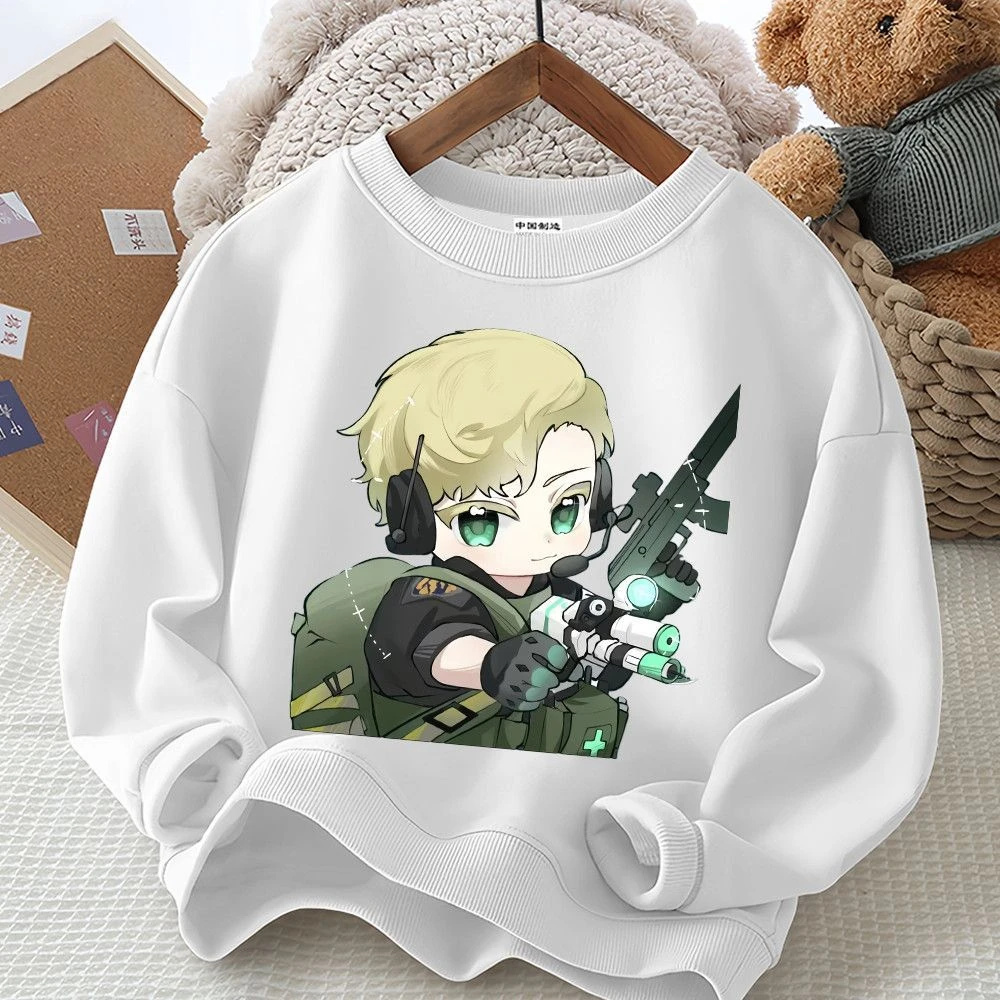 童装三角洲行动Q版春秋冬小中大男女儿童圆领卫衣加厚宽松长袖潮