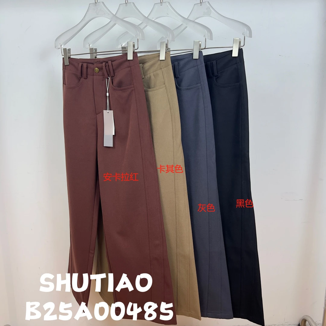 【SHUTIAO】2024秋冬：新款小众设计款裤子B25A00485