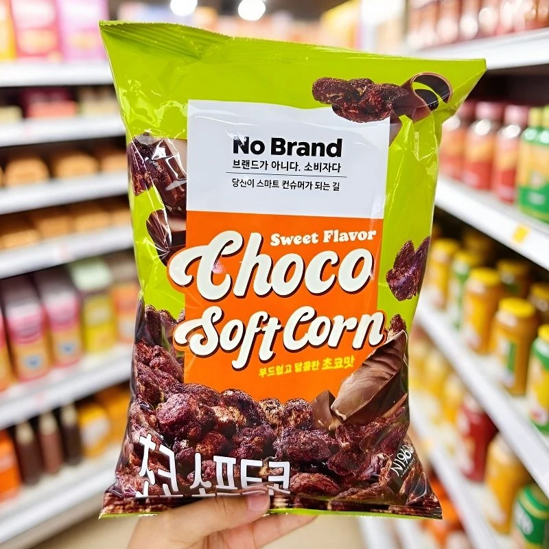 nobrand诺倍得巧克力味玉米卷120g袋韩国进口爆米