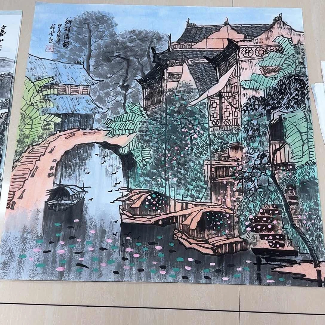 国画国画作品集一个