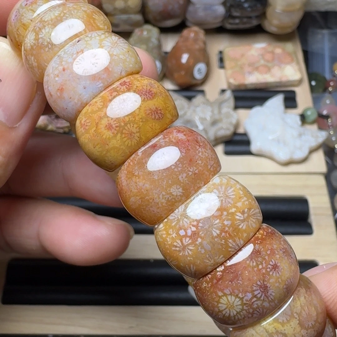未镶嵌纯天然色有机玉石保真色硅化玉