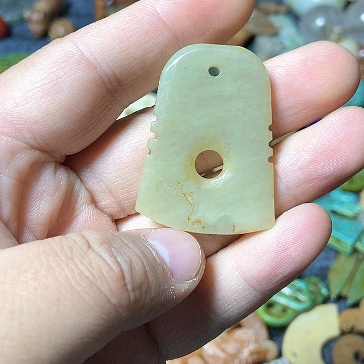 和田玉未镶嵌颈饰106