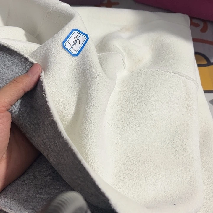 花灰色奥粒绒白色绒1米长特价布尾