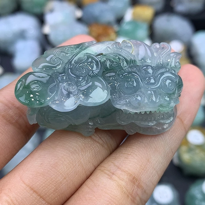 1***生翡翠未镶嵌颈饰天然缅甸翡翠