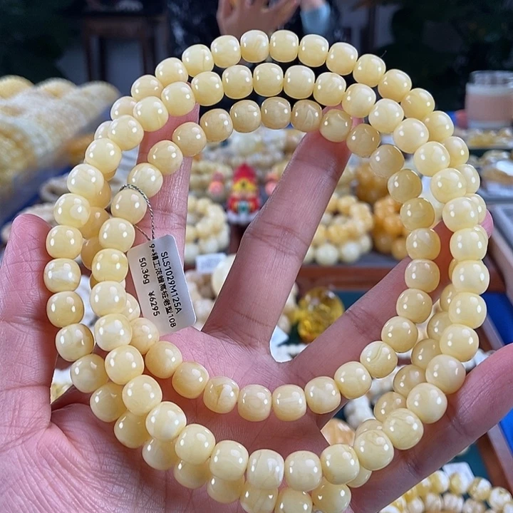 琥珀未镶嵌珠宝奇石9老型108串