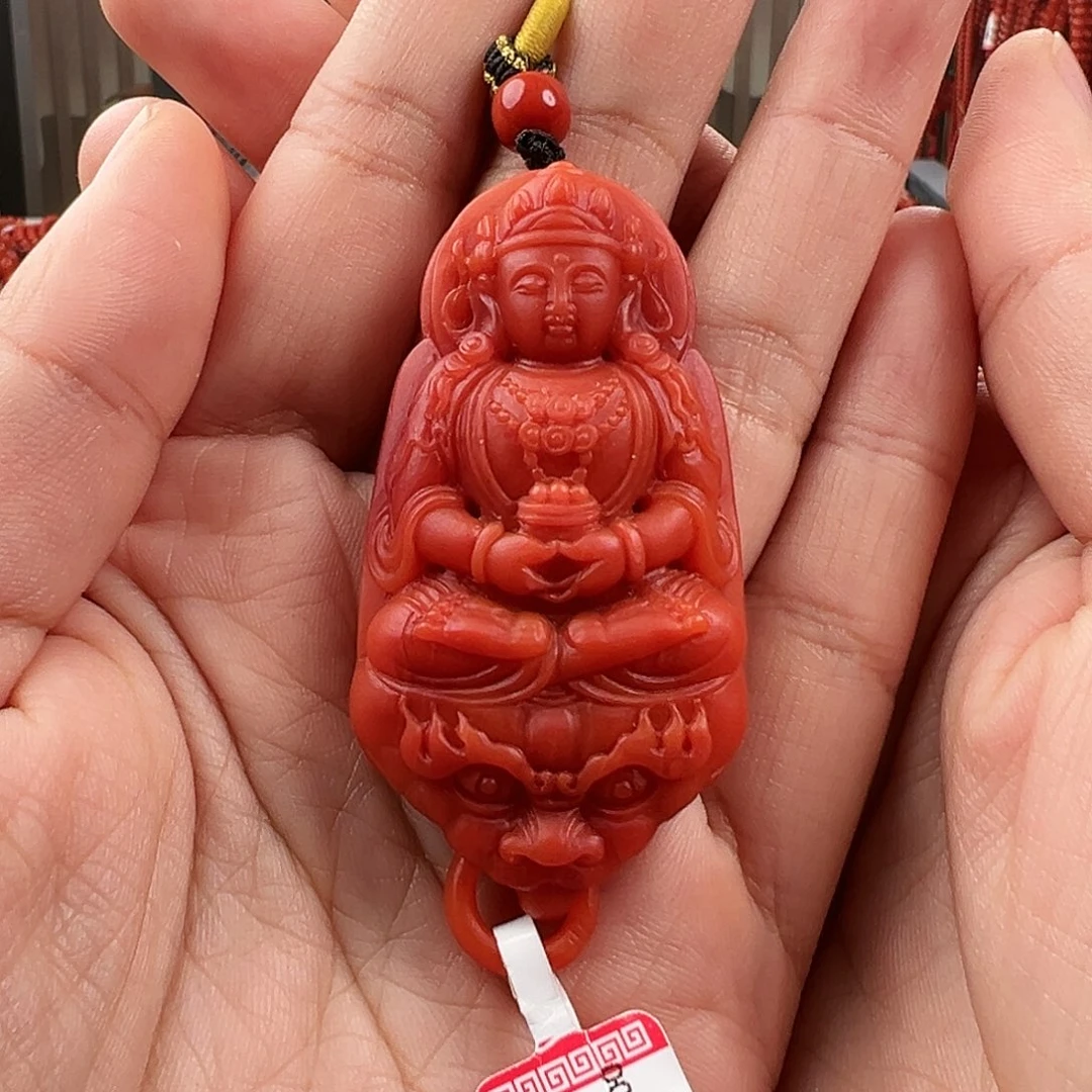 南红玛瑙吊坠未镶嵌