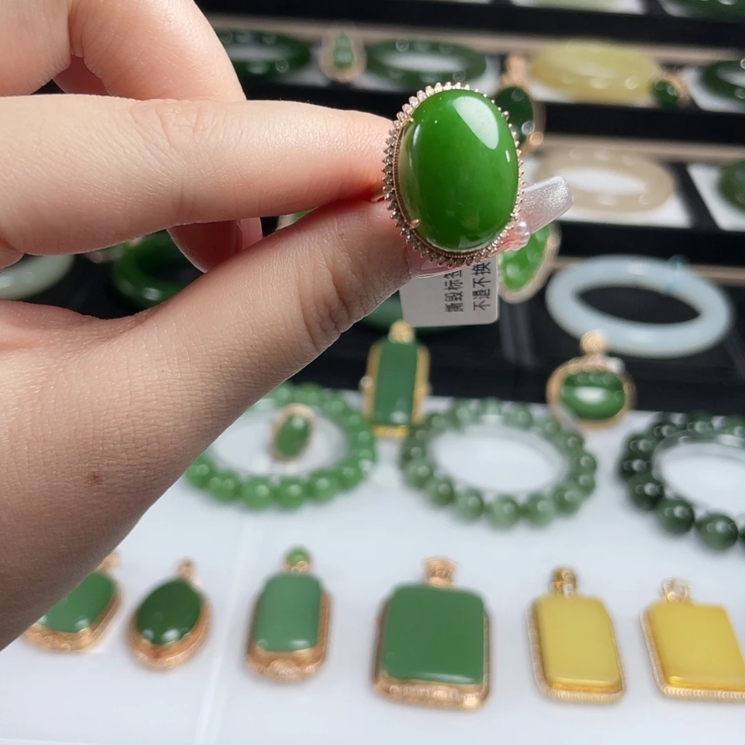 和田玉戒指未镶嵌