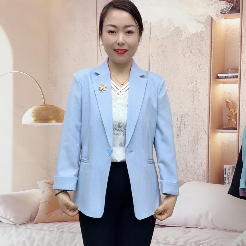 小西装外套女2025新款春夏季韩版修身小个子精品高端时尚灰色西服