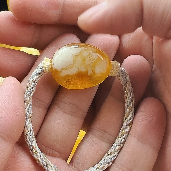 蜜蜡未镶嵌珠宝奇石单圈
