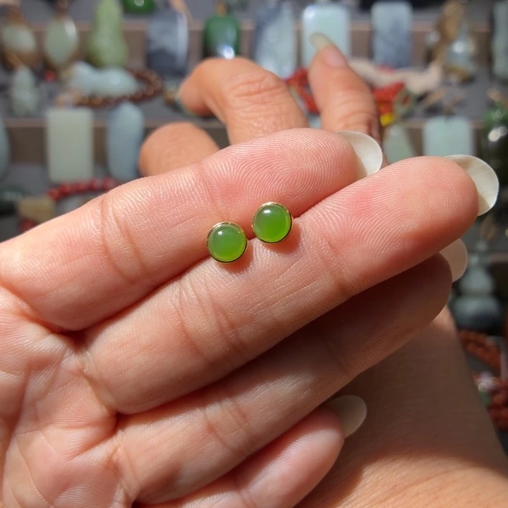 远***妇和田玉银S925镀金镶嵌颈饰