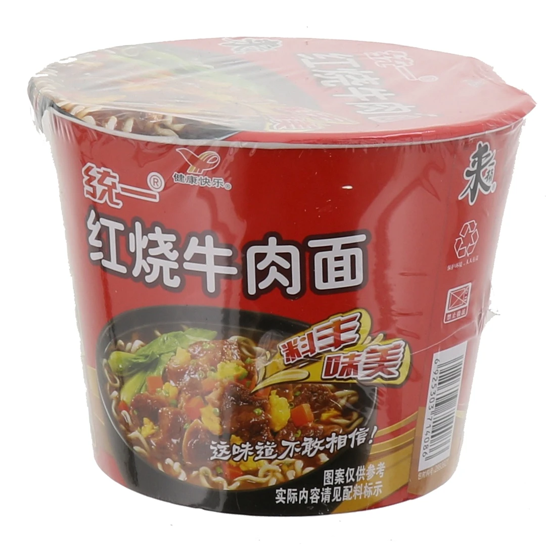 统一红烧牛肉面105g