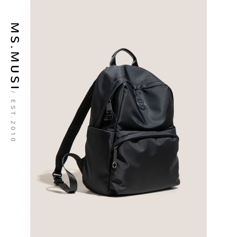 MS.MUSI2025款休闲大学生防盗运动风护脊竖款潮流韩版双肩包#265