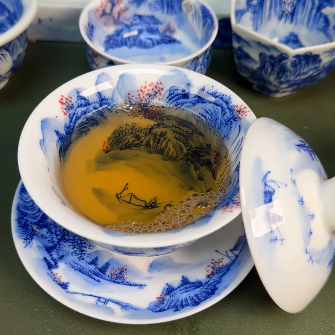 景德镇纯手绘茶具圆圆242