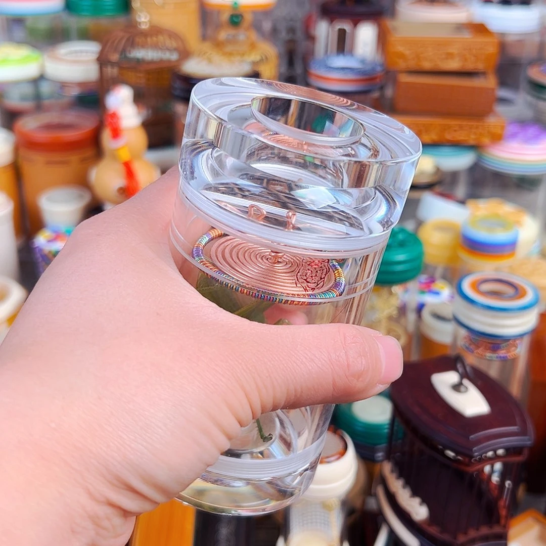 木白色老王罐➕彩簧