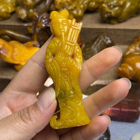 蛇纹石玉未镶嵌颈饰123