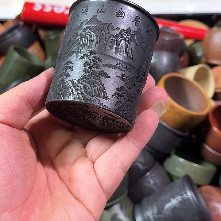 茶杯紫砂全手工紫砂主人杯