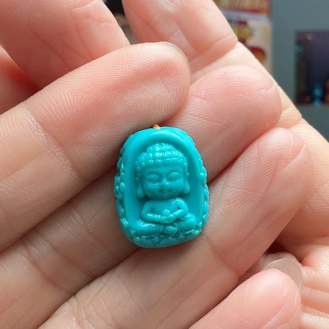 绿松石未镶嵌颈饰