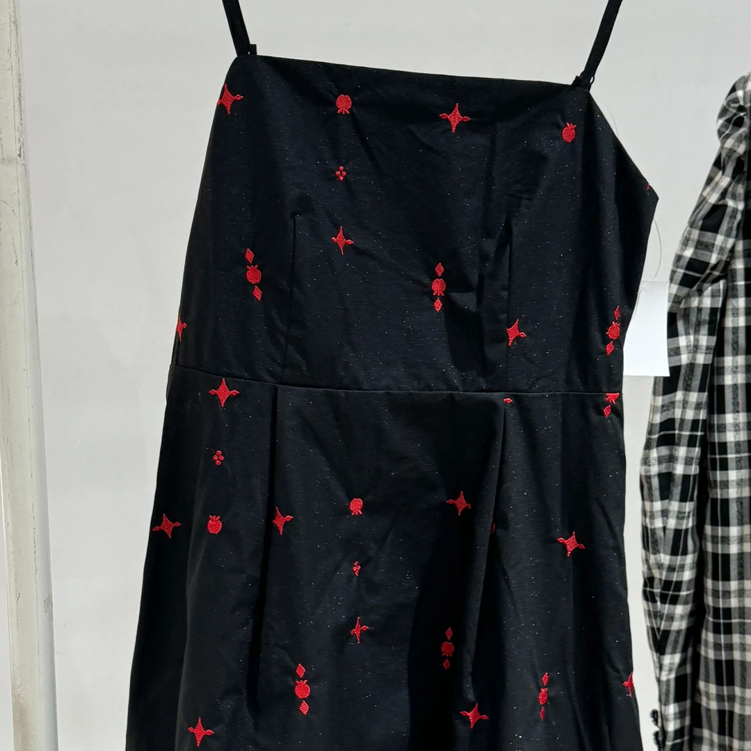 度假风吊带连衣裙-2892