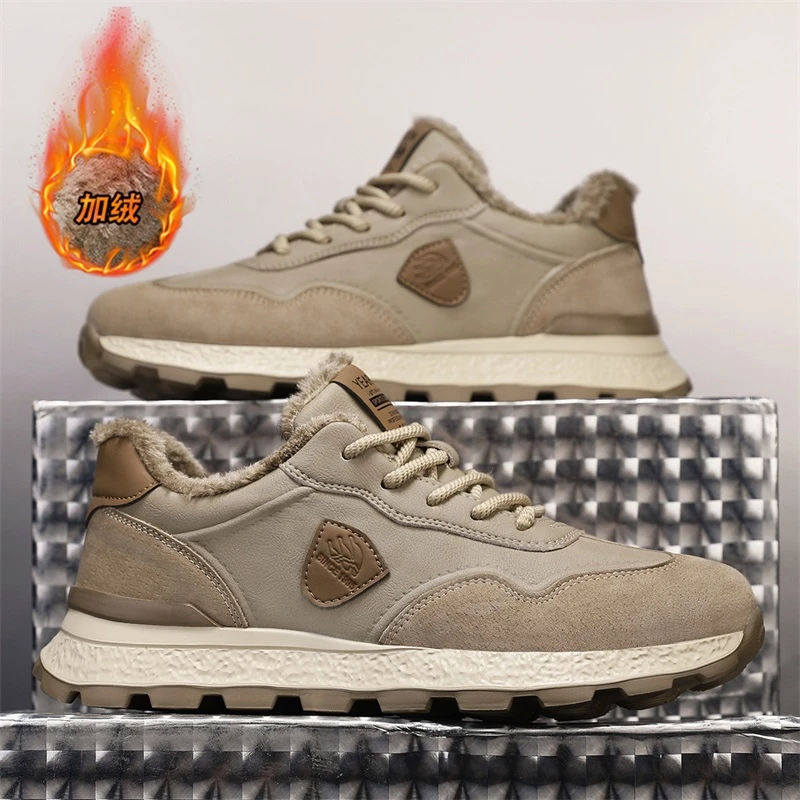 YEARCON/意尔康男士冬季新款休闲保暖鞋时尚百搭男士鞋潮流简约风