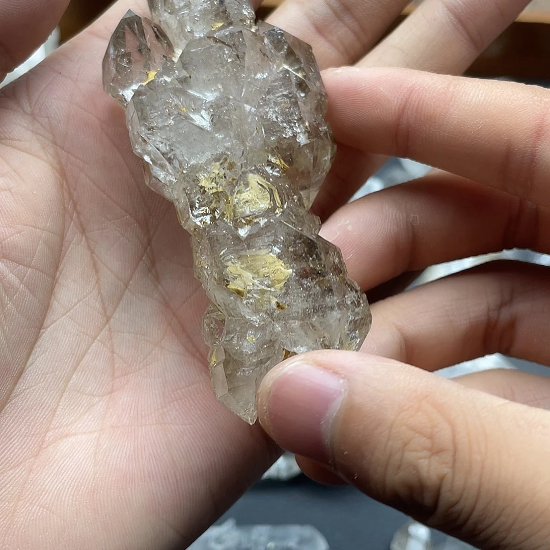 银S925镶嵌珠宝半成品水晶