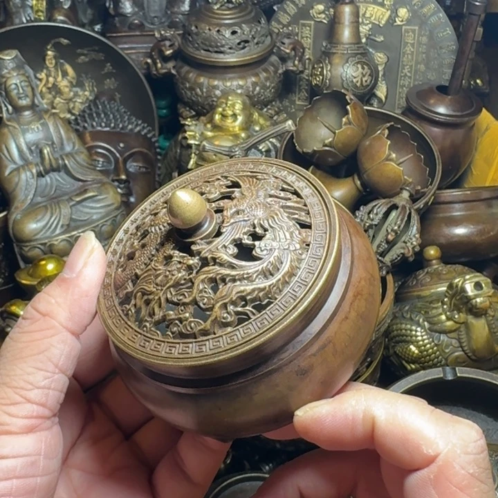 铜器摆件收收藏藏